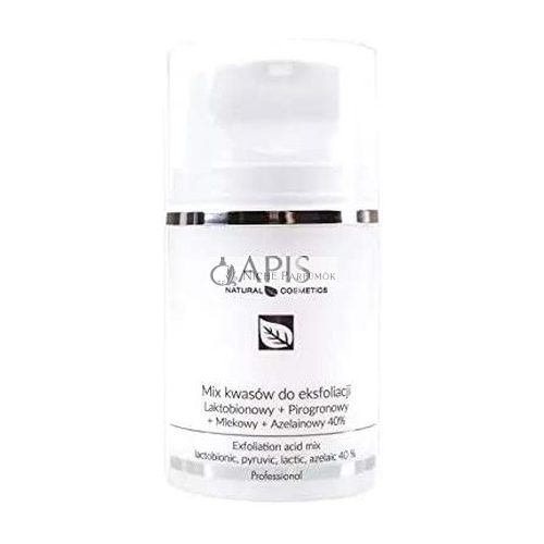 Apis Professional 40% Exfoliačný kyselinový mix Lactobionic Pyruvic Lactic Azelaic, 50ml