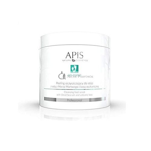 APIS API-PODO Čistiaci Peeling na Nohy s Mŕtvym Morským Soľou a Vulkanickou Lávou, 700g