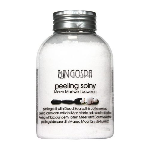 Bingospa Soľ na peeling z Mŕtveho mora s extraktom z bavlny, 580g