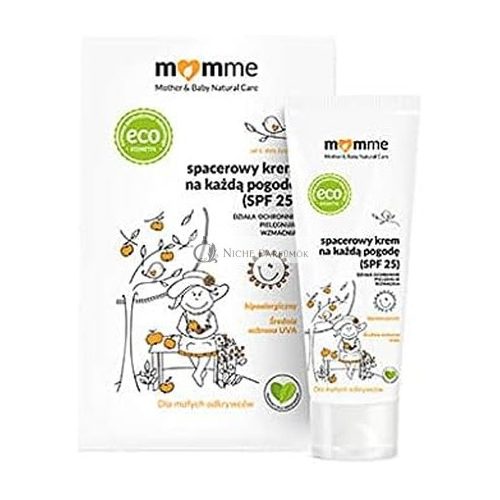 MoMMe Ochranný krém pre deti a batoľatá do každého počasia SPF 25 UV ochrana, 50 ml