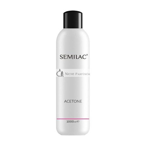 Semilac 100% Čistý Acetón Odstraňovač Laku na Nechty 1000ml