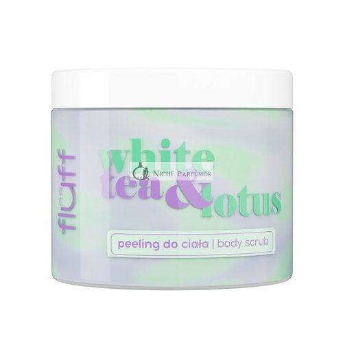 Fluff Telo Peeling Biele Čaj Lótus 160ml