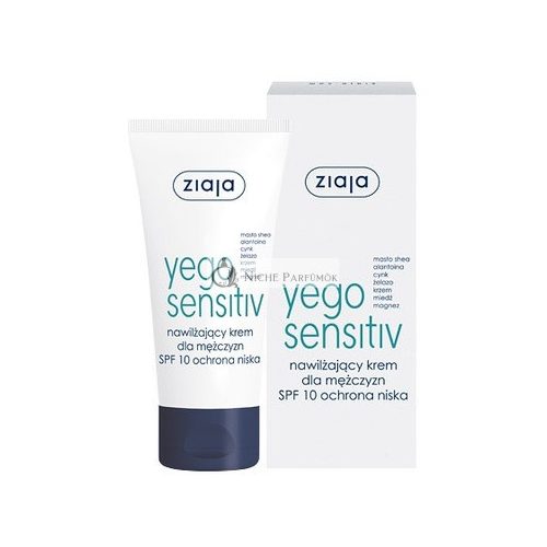 ZIAJA YEGO SENSITIVE Hydratačný Krém SPF10, 50ml