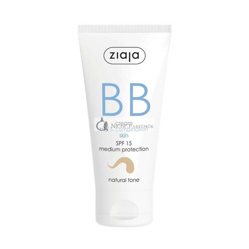 BB krém pre mastnú a zmiešanú pleť SPF15 prírodný odtieň, 50ml