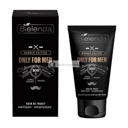 Bielenda Barber Edition Iba pre mužov Hydratačný a energizujúci krém na tvár 50ml