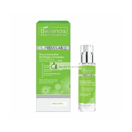 Bielenda Professional Supremelab Sebio Derm Nočné Peeling, 30ml