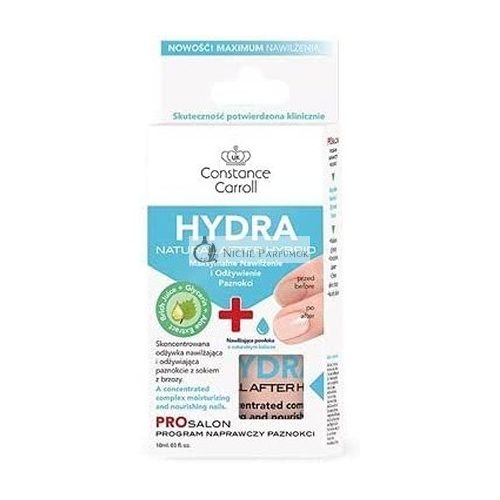 Constance Carroll Hydra Natural After Hybrid Hydratačný a Výživný Ošetrujúci Lak na Nechty, 10ml