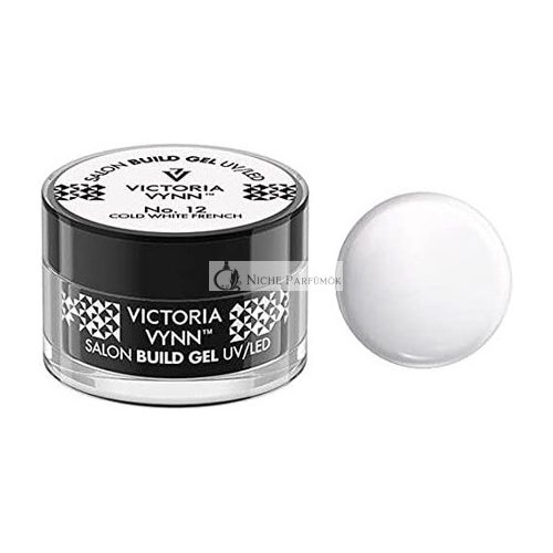 Victoria Vynn Build Gel UV/LED Studená Biela Francúzska 50ml, balenie 12 ks