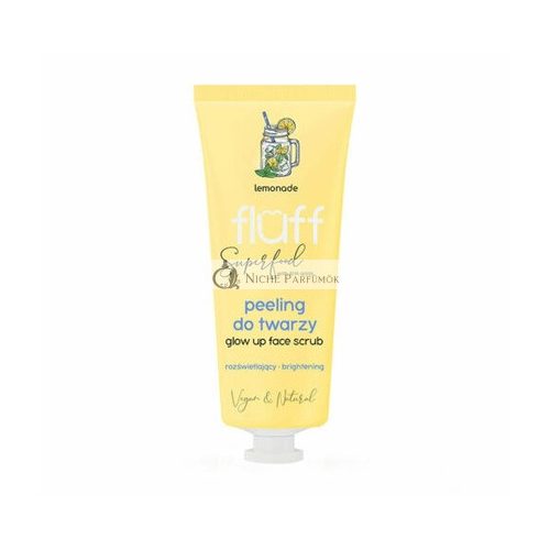 Fluff Lemonade Glow Up Scrub na Tvár Brightening Exfoliátor 75ml