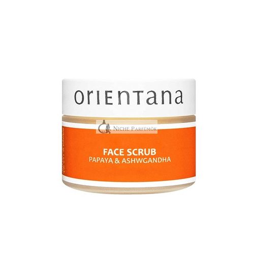 Orientana Papája a indickým ženšenom, 50g, pleťový peeling