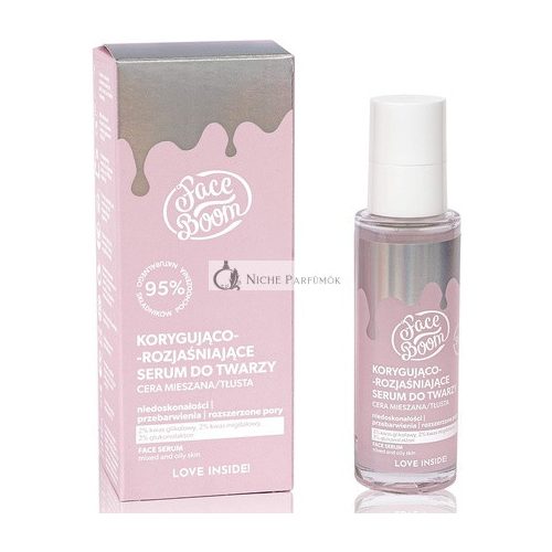 Body Boom Opravené a Rozjasňující Sérum na Obličej pro Všechny Typy Pleti, 30ml