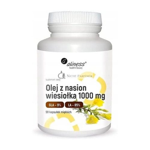 Aliness Olej z večernice 1000mg GLA 9% LA 85%, 90 mäkkých kapsúl