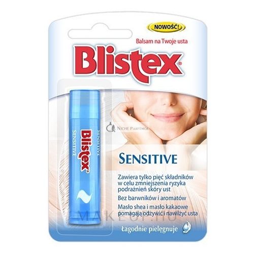 Blistex citlivý balzam na pery - Upokojujúca starostlivosť o citlivú pokožku