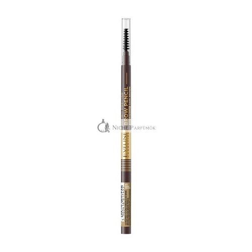 Eveline Cosmetics Micro Precision Ultra Precise Eyebrow Pencil Tmavohnedá 43 EU Red