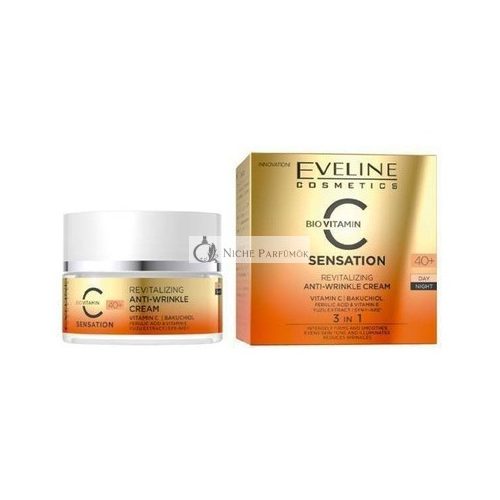 Eveline Vitamín C Revitalizačný Krém proti Vráskam na Deň a Noc 40+ 50ml