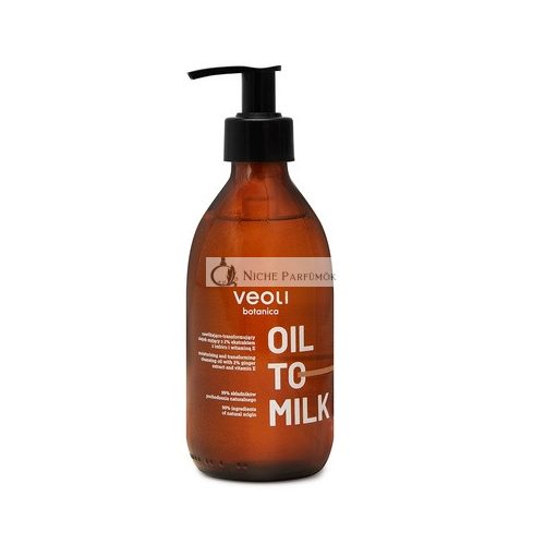 Veoli Botanica Olej na mlieko Hydratačný-transformujúci čistiaci olej 290ml