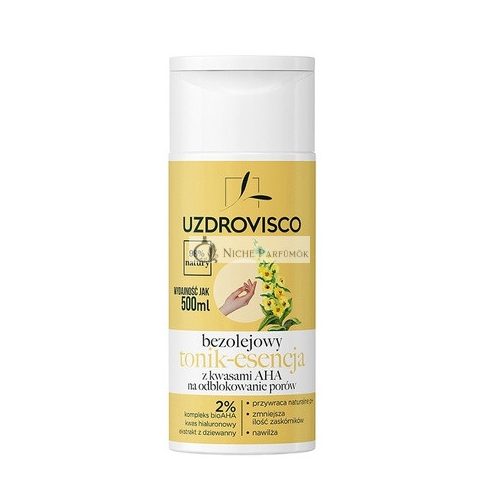 Uzdrovisco Toner bez oleja s AHA kyselinami, 150ml