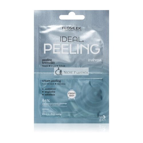 pIDEAL Peeling Krém na Tvár, Krk a Dekolt 2x4ml