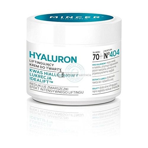 Mincer Pharma HYALURON Anti-Aging Denný Krém s Kyselinou Hyalurónovou a Glycyrrhizom Matrixyl 70 + 50ml