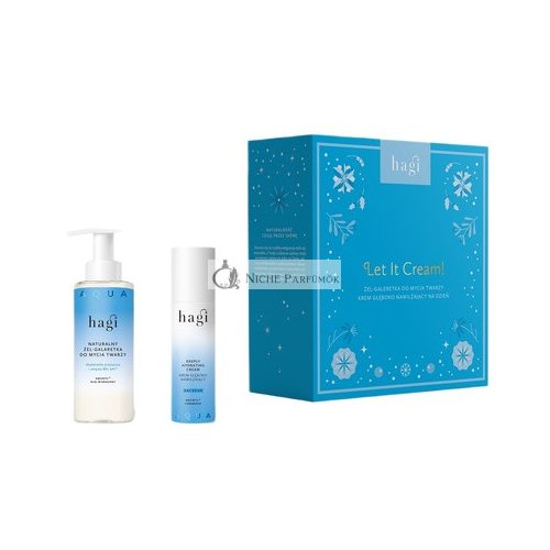 Hagiset Let It Cream Aqua Zone Hydratačný Denný Krém 50ml a Gel-Gél Čistiaci Prostriedok 150ml