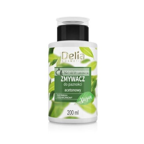 Delia Cosmetics Vege odstraňovač laku na nechty s acetónom, 200ml