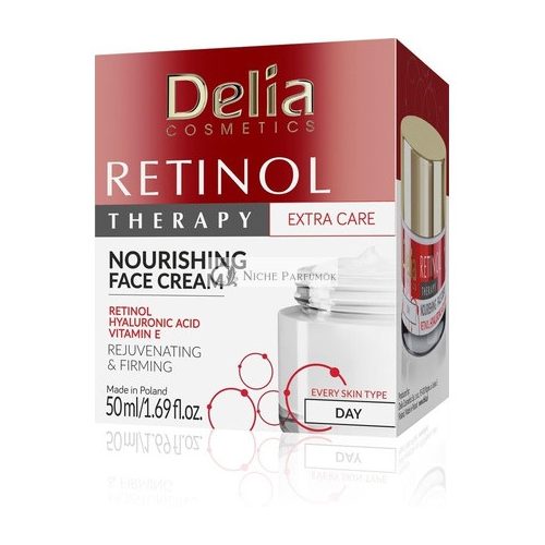 Delia Cosmetics Retinolová Terapia Pleťový Krém pre Každý Typ Pleti, 50 ml