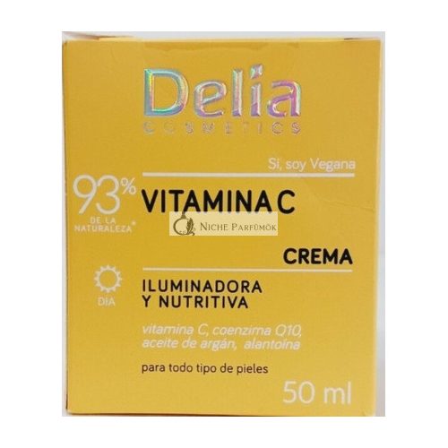 Delia Vitamín C Rozjasňujúci Výživný Denný Krém