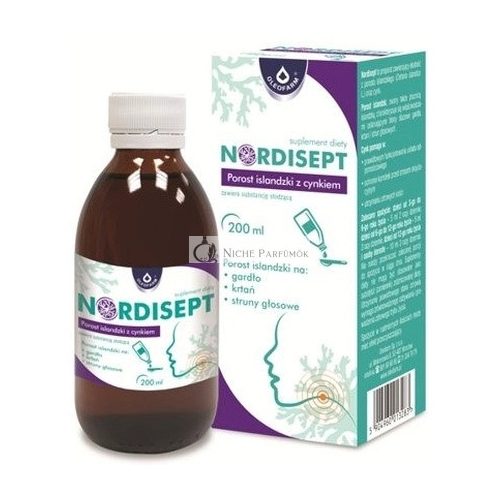 Nordisept Islandský lišajník so zinkom, 150 ml