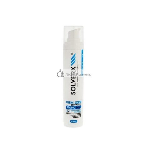 SOLVERX Atopická Pleťová Kréma 3v1 SPF50+, 50ml