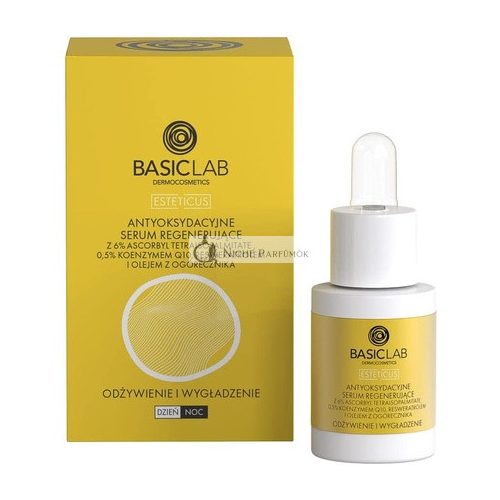 Basiclab Antioxidant Regeneračný Sérum Výživa a Hladkosť, 15ml