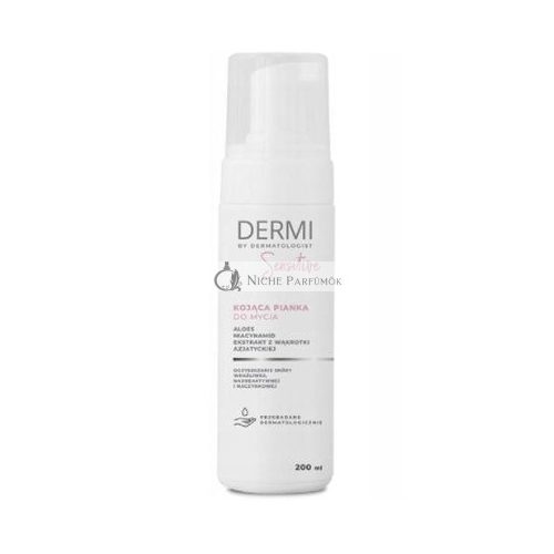 Dermi Calm Pro Citlivá Čistiaca Pena - 200 ml Pre Reaktívnu Cievnatú Pokožku