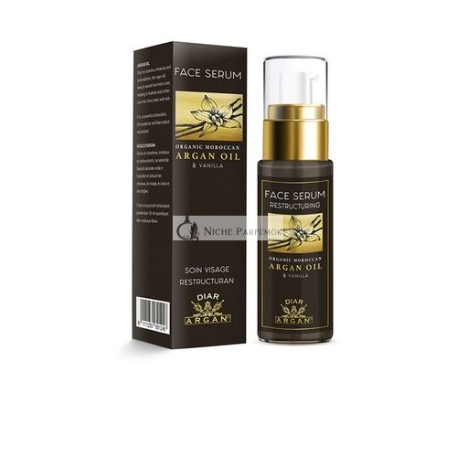 Facial Restructuring Serum - 30 ml, Čistý Argan a Vanilka