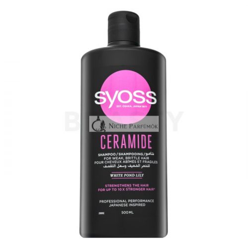 Syoss Ceramide Complex Anti-Breakage Shampoo erősítő sampon gyenge hajra 500 ml