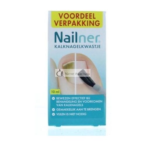 Nailner Lime Nechtový Štetec 2 v 1 Zľavový Balík, 10 ml