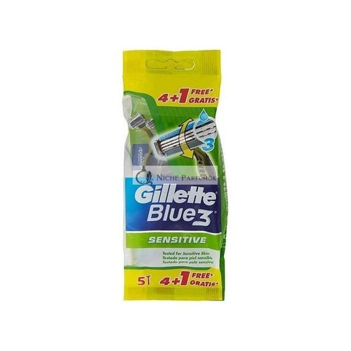 Gillette Blue 3 Citlivé Jednorazové Britvy