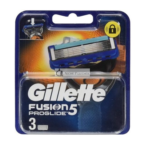 Gillette Fusion ProGlide Manuálne Holiace Čepele - 3 ks