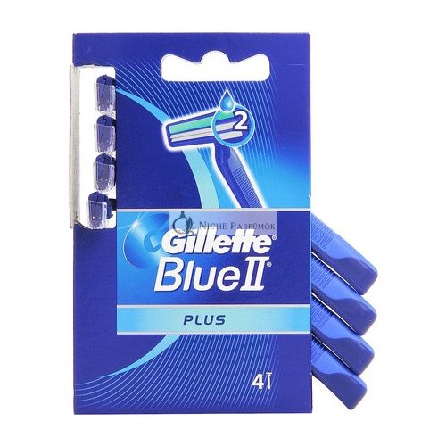 Gillette Blue II Plus Jednorazová Britva - Balenie 4 ks