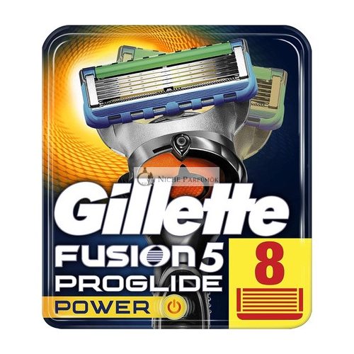 Gillette ProGlide Power, 8 Holiace Čepele