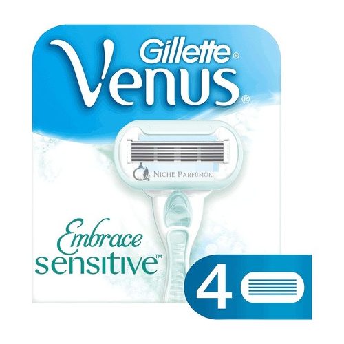 Gillette Venus Embrace Sensitive holiace čepele pre ženy - balenie 4 ks