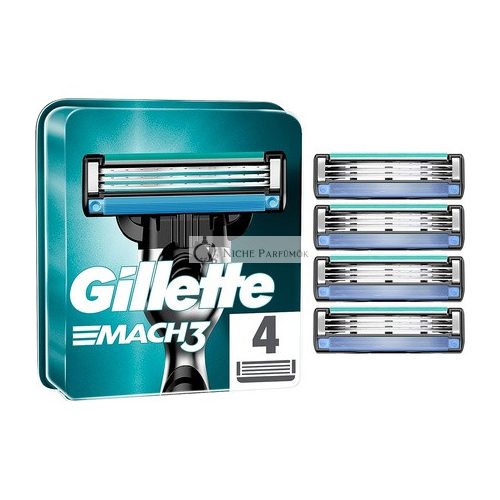 Gillette Mach3 Holiace čepele pre mužov 4 kusy - balenie 4