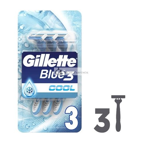 PARAFARM Gillette Blue 3 Holiaci stroj Cool.PA Standard Single, 1 ks