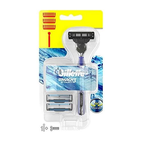 Gillette Mach3 Začínajúca Rukoväť + Čepele pre Mužov