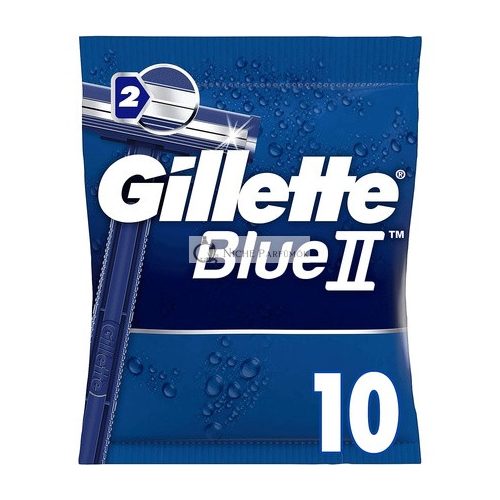 Gillette BlueII Jednorazové Holiace Strojčeky pre Mužov - Balenie 10