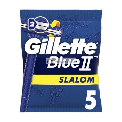 Gillette Blue II Pánske Jednorazové Holiace Strojčeky - Slalom 5 Kusov