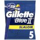 Gillette Blue II Pánske Jednorazové Holiace Strojčeky - Slalom 5 Kusov