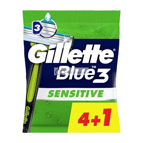 Gillette Blue3 Sensitive Jednorazový Holiaci Strojek 5 ks