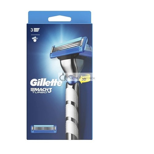 Gillette Mach3 Turbo 2 Holiaci systém, viacfarebný