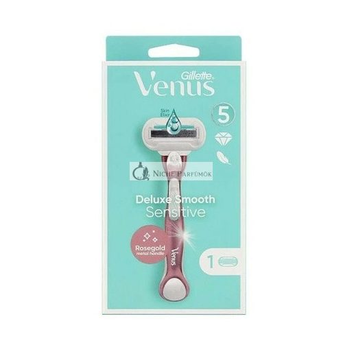 Venus Extra Smooth Sensitive Rúžová zlatá holiaci strojček s 1 hlavou