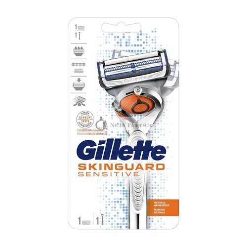 Gillette SkinGuard Sensitive Pánska Britva Klinicky Testovaná na Citlivú Pokožku