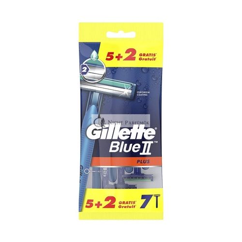 Gillette Jednorazový Holiaci Strojček Blue II Plus 5+2